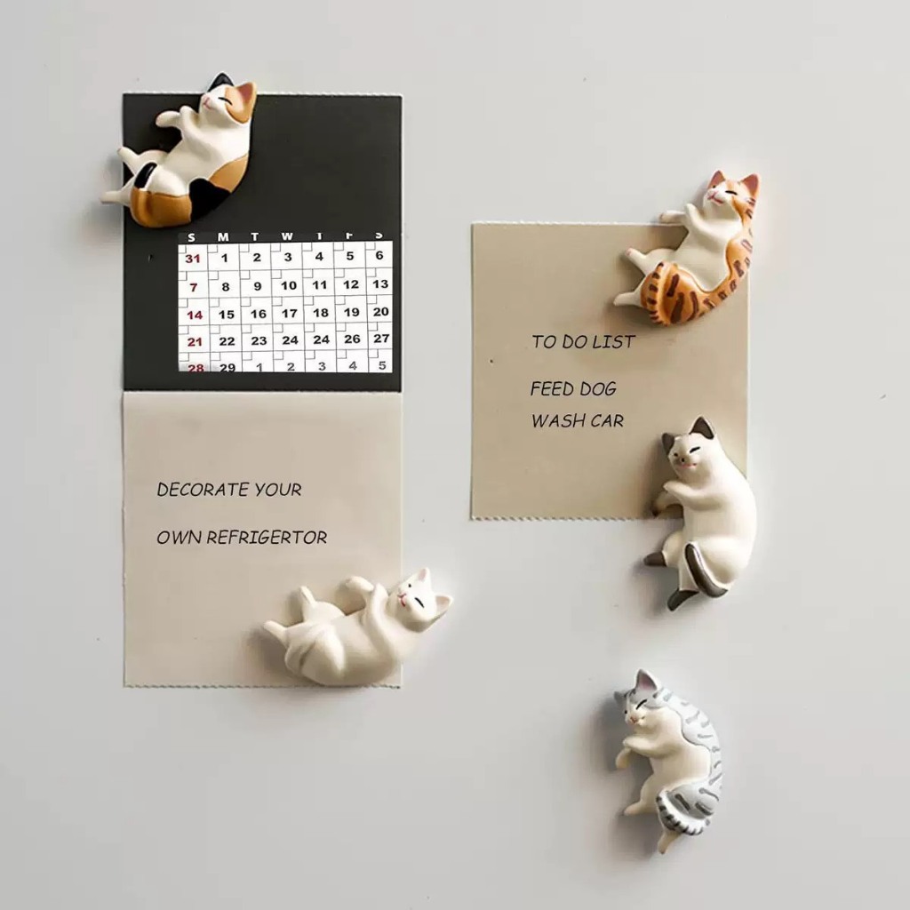 callingbrown [🐈พร้อมส่ง🐈] magnet ที่ติดตู้เย็น แม่เหล็ก แมว ติดตู้เย็น