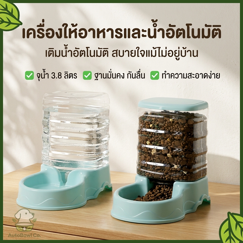 เครื่องให้อาหารแมวอัตโนมัติ ที่ให้อาหารอัตโนมัติ เครื่องให้อาหาร ชามข้าว ชามอาหาร หมา แมว อัตโนมัติ