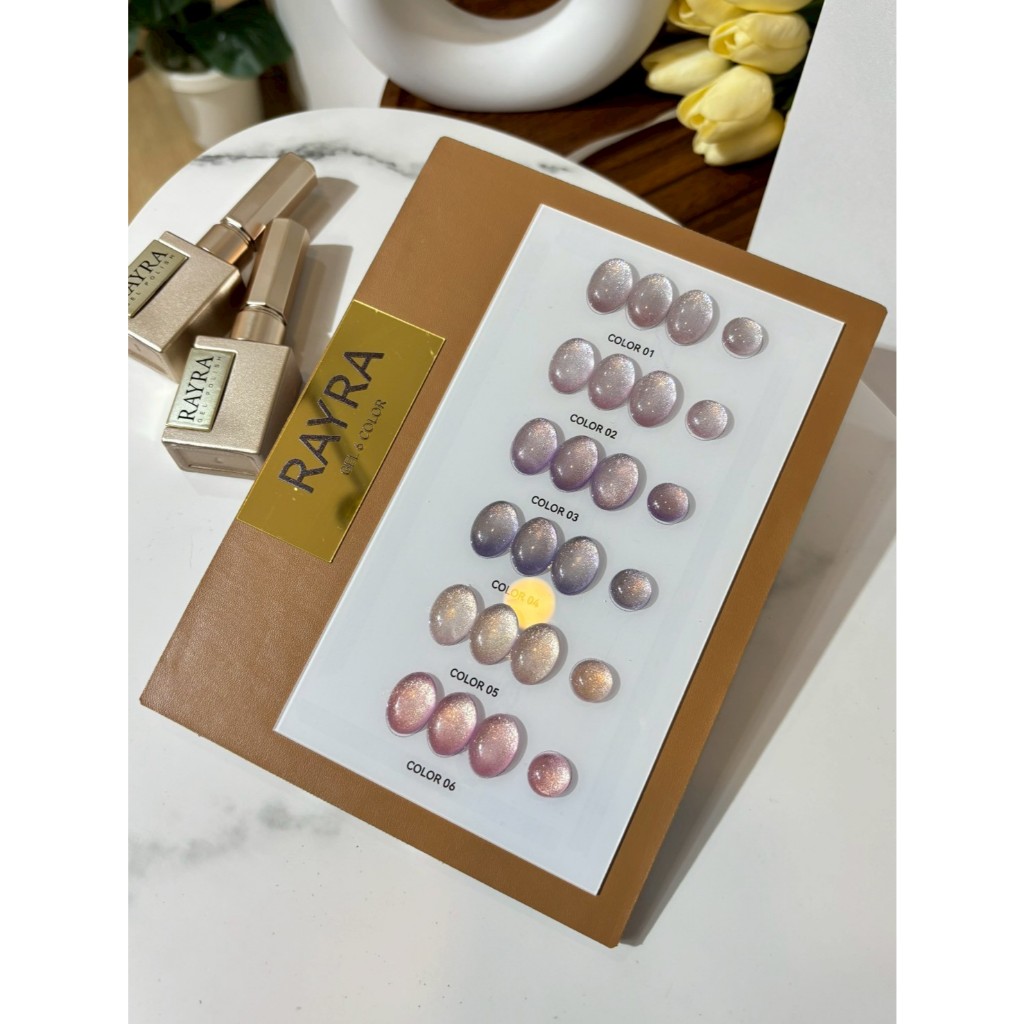 Rayra Cat eye 6 สี ( RP3 ) NON-TPO ไม่มีสารtpo พร้อมชาร์จสำเร็จรูป