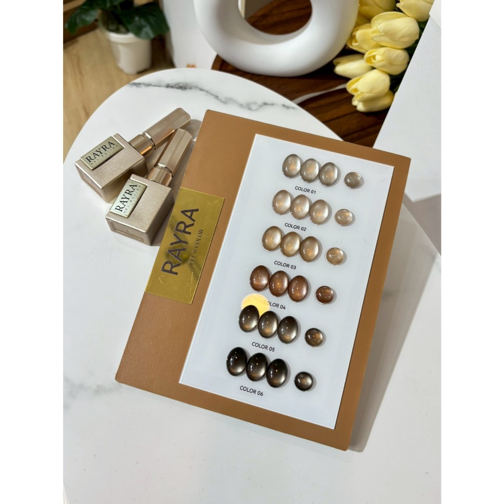 Rayra Cat eye 6 สี ( RP5 ) NON-TPO ไม่มีสารtpo พร้อมชาร์จสำเร็จรูป
