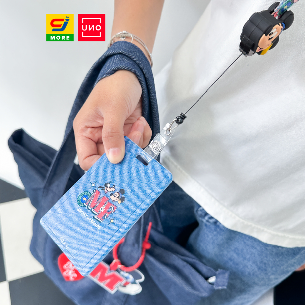 UNO ที่ใส่บัตรคล้องคอ Mickey&Friends ลิขสิทธิ์แท้