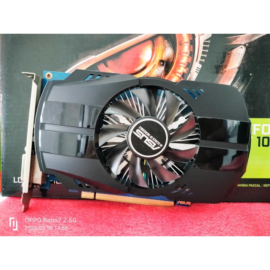 การ์ดจอ ASUS GT1030 / 2GB / GDDR5 / 64Bit สภาพสวย ปกติทุกพอร์ต