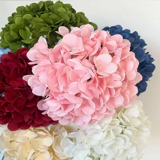 ช่อไฮเดรนเยีย ดอกไฮเดรนเยีย ดอกไม้ปลอม ดอกไม้ประดิษฐ์ มี 7 สี ให้เลือก