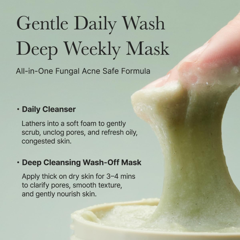 Arencia Korean Rice Mochi Face Cleanser โฟมล้างหน้า มาส์ก+สครับ ข้าวเกาหลี กรีนที มักวอร์ต ขจัดสิวเสี้ยน กระชับรูขุมขน พ ราคา ถูกที่สุด ดีลบีเคเค แกลเลอรีภาพที่ 6