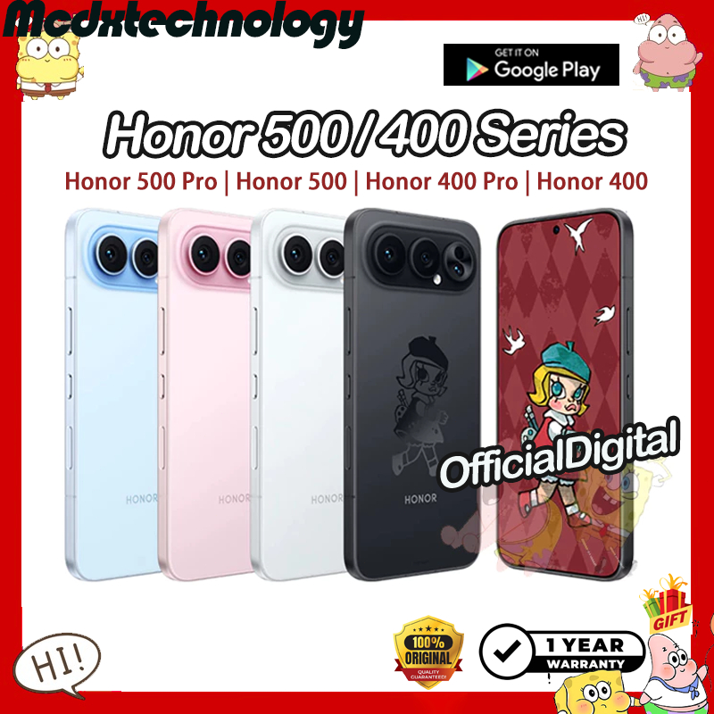 Honor 500 Pro Snapdragon 8 Elite Honor 500 Snapdragon 8s Gen4 Honor 400 Pro Snapdragon 8 Gen3 Honor 