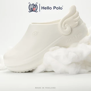 Hello Polo รองเท้าคัทชู EVA ดีไซน์ปีกนางฟ้า นุ่มเบา ใส่สบาย รองเท้าแฟชั่น แมทช์ง่ายได้ทุกลุค HP8009C