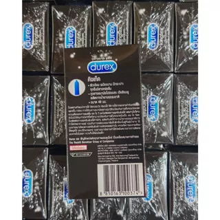 Durex Kingtex Condom ถุงยางอนามัย ดูเร็กซ์ คิงเท็ค กล่องใหญ่ ผิวเรียบ ฟิตกระชับ ขนาด 49 มม. 1 กล่องใหญ่ (บรรจุ 12 ชิ้น)