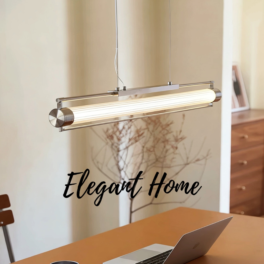 【Elegant Home】โคมไฟเพดาน LED โคมไฟระย้า ตกแต่งเกาะครัว-โต๊ะอาหาร โคมไฟลอฟท์ ดีไซน์อินดัสเทรียล ไฟแต่งร้าน โคมไฟคาเฟ่