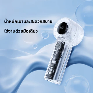 พัดลมพกพา KiiP TFAN07 5 ระดับ Turbo High Speed หน้าจอ LED Mini Portable Fan