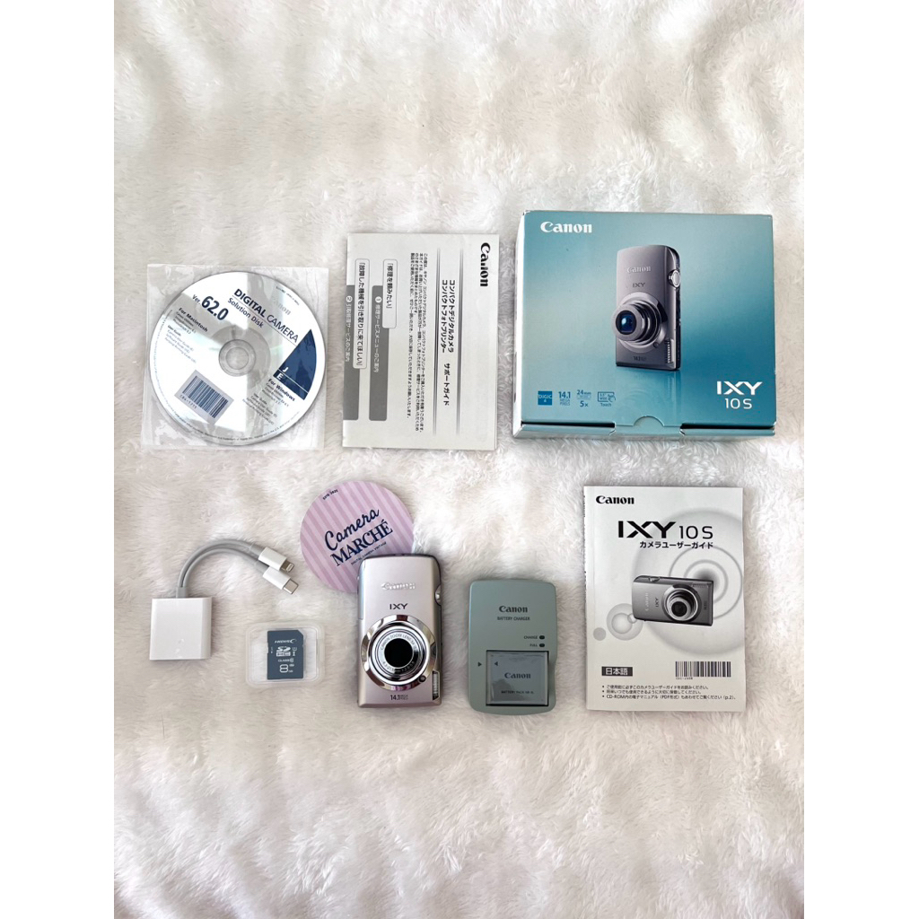 (พร้อมส่ง/ส่งด่วน) Canon ixy10s/ixus210is (FULL BOX) 🩶สีเทาเงิน