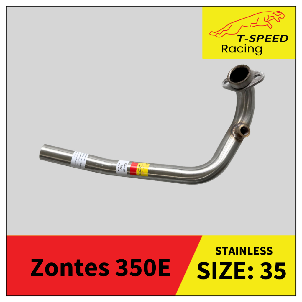 คอท่อ Zontes 350E Year 2025 สแตนเลส 304 Size 35 mm.
