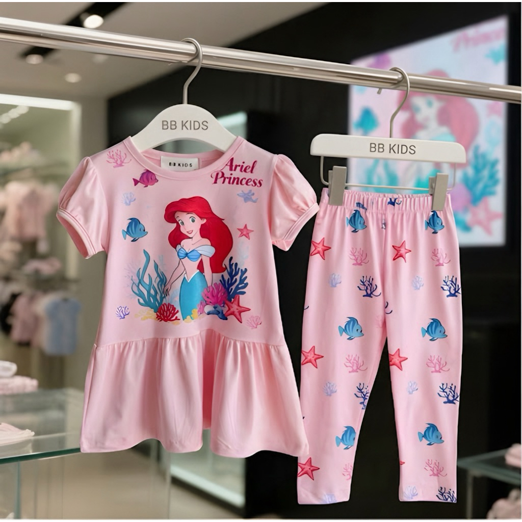 🌷ชุดเซ็ตเด็ก BB Kids ชายระบาย ผ้าคอตตอนเด้ง นิ่ม ยับยาก แทบไม่ต้องรีด ผ้าพรีเมี่ยม ชุดเด็กผู้หญิง เสื้อผ้าเด็กผู้หญิง