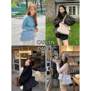 (พร้อมส่ง) Carlyn Bag รุ่น Dape S / L สี Black/Fog Beige/Fog Blue/Fog Gray
