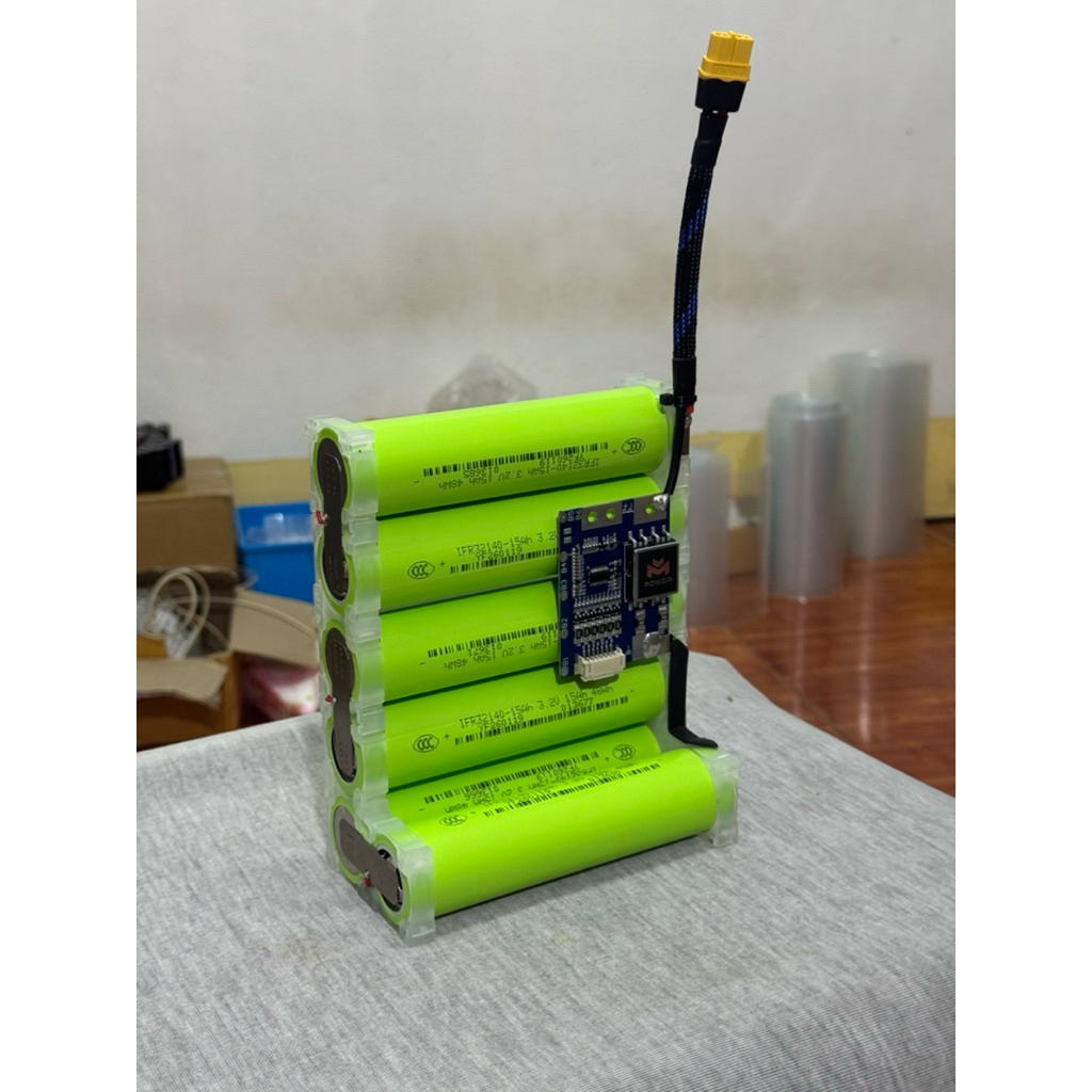 แบตเตอรี่ 6S 15A BMS 20A 21V ทรงL