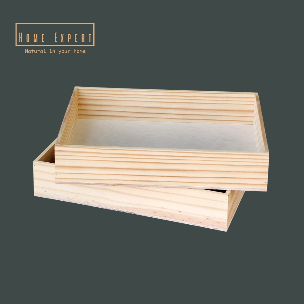 ถาดไม้อเนกประสงค์ ขนาด 30x40x7cm. รุ่น LM4