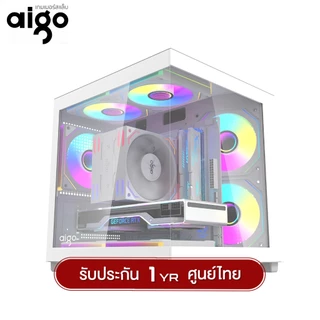 เคสคอมพิวเตอร์ Aigo A275 M-ATX Panorama Tempered Glass Gaming Case รับประกัน 1 ปี
