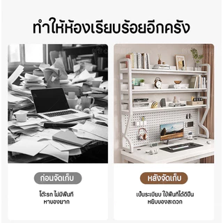 🔥ชั้นวางของบนโต๊ะ 2/3 ชั้น🔥เหล็ก ชั้นวางของบนโต๊ะที่ประหยัดพื้นที่มาก ชั้นเก็บของแบบตั้งโต๊ะ แข็งแรง รับน้ำหนักได้มากdu
