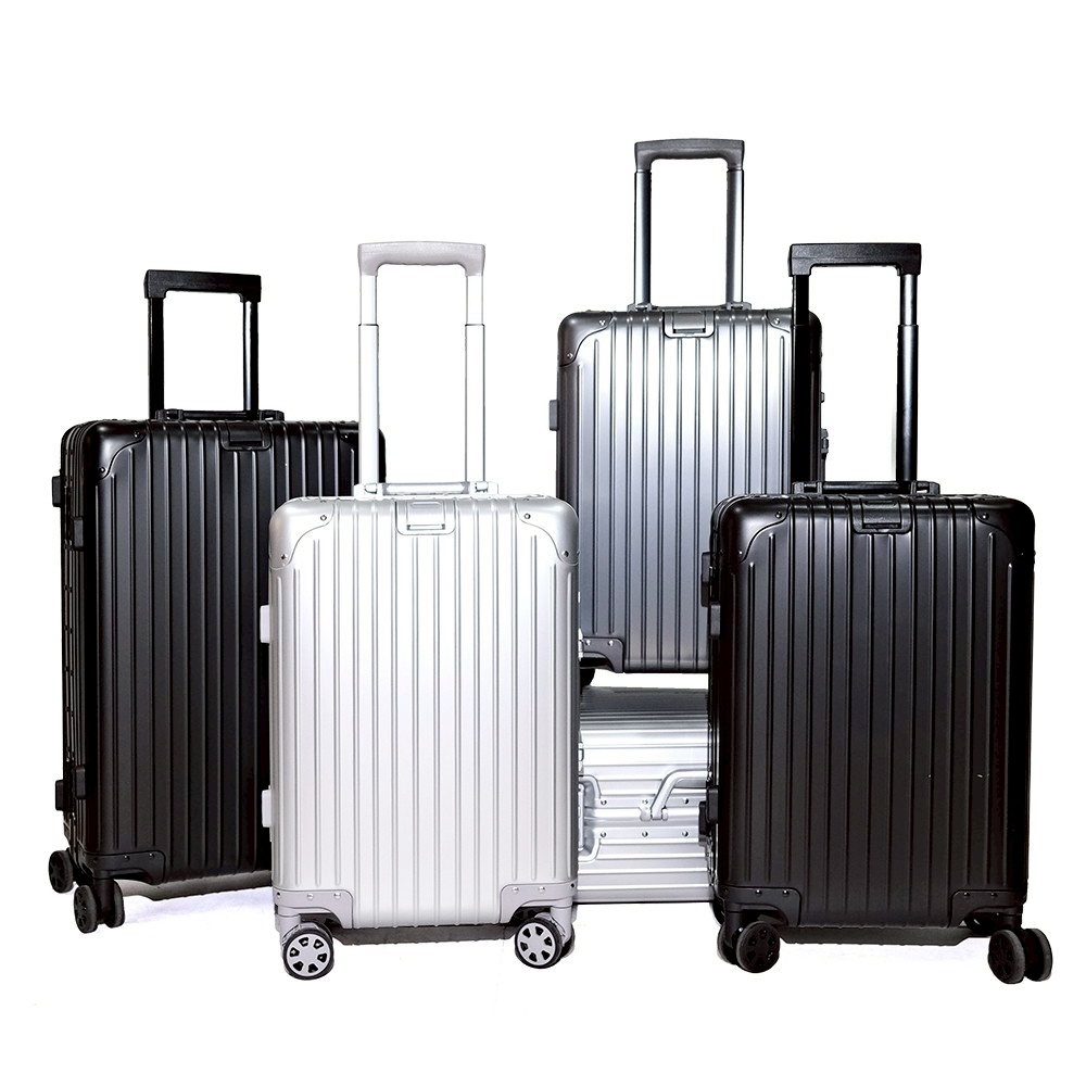 Suissewin กระเป๋าเดินทาง อะลูมิเนียมแท้ทั้งใบ 100% กระเป๋าเดินทางล้อลาก ไปได้รอบโลก รุ่น FC66