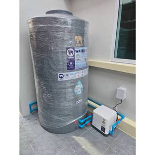 ชุดพร้อมติดตั้งบ้านเดี่ยว ถังจัมโบ้SCG 1000ลิตร+ปั๊มฮิตาชิ ฟ…