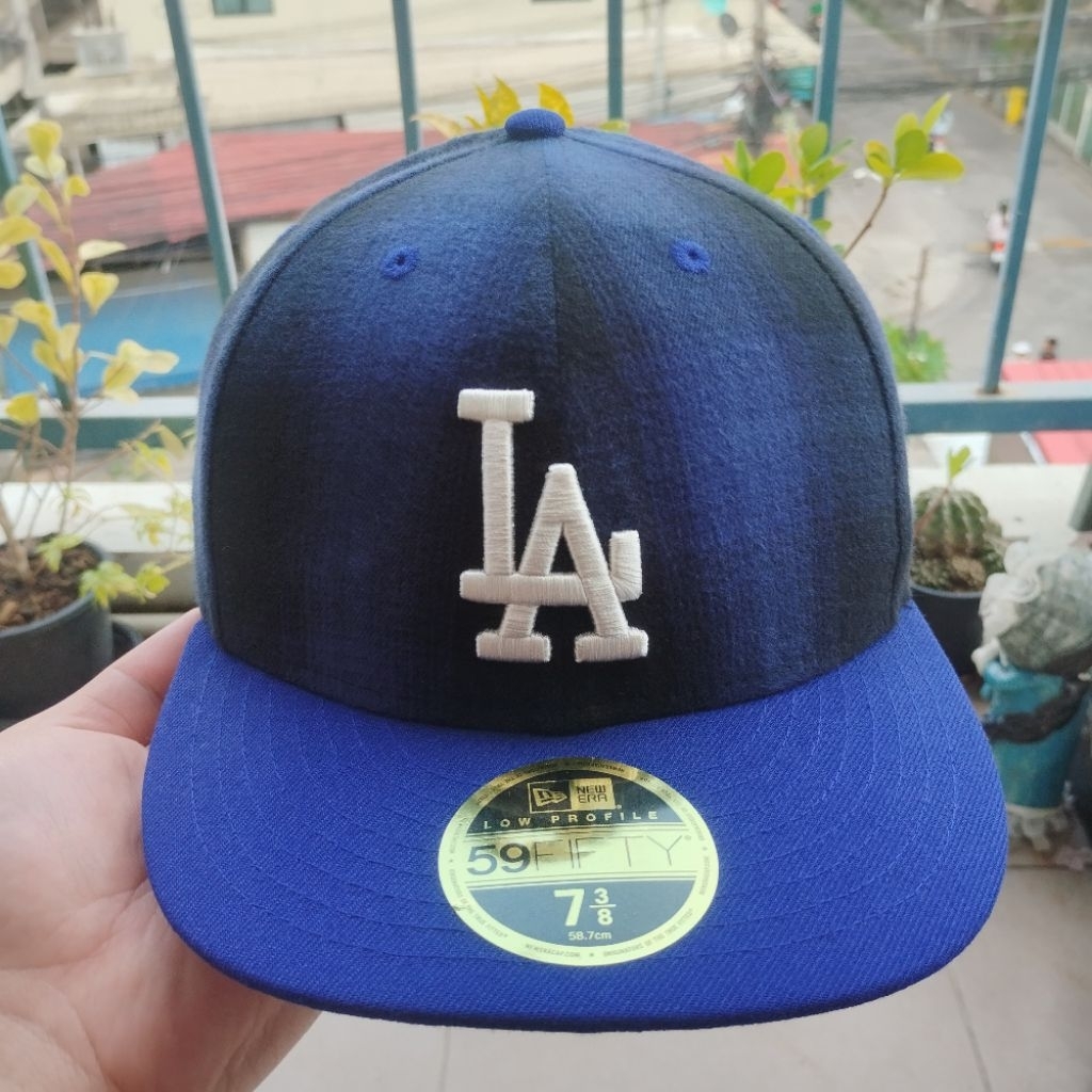 หมวก New Era MLB Los Angeles Dodgers "Ombre Check" 59FIFTY Low Profile 7 3/8 (58.7 cm.)