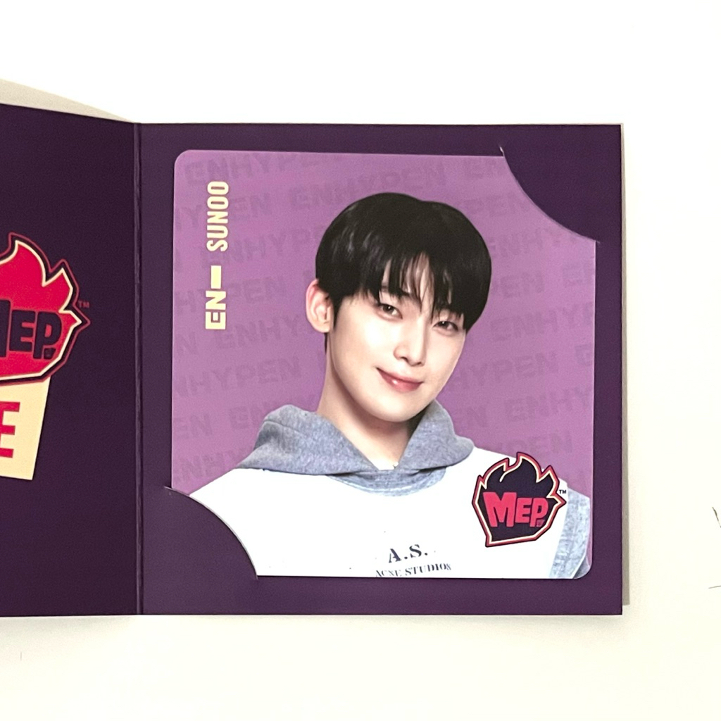 ENHYPEN x SAMYANG MEP : SUNOO photo card โฟโต้การ์ด ซอนอู
