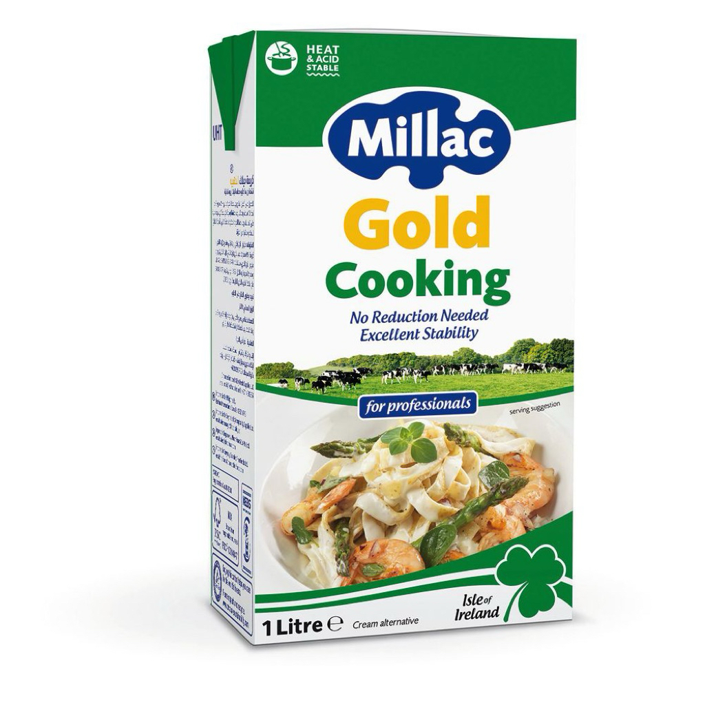 Millac Gold Cooking Cream/Pritchitts Gold1000ml-มิลแลกโกล/พริทชีทส์โกลด์ครีมปรุงอาหาร1000มล.(สองตัวนี้คือสินค้าเดียวกัน)
