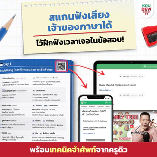 ศัพท์เตรียมสอบ 5,000 คำ ใช้ได้กับทุกสนามสอบ (TOEIC® | ท้องถิ่น | ก.พ. | ตำรวจ) by ครูดิว OpenDurian KDT