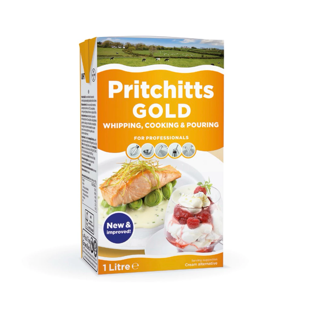Pritchitts/Milac Gold MWhipping, Cooking & Pouring 1L - ครีม Pritchitts Gold สูตร Whipping, Cooking & Pouring 1 ลิตร