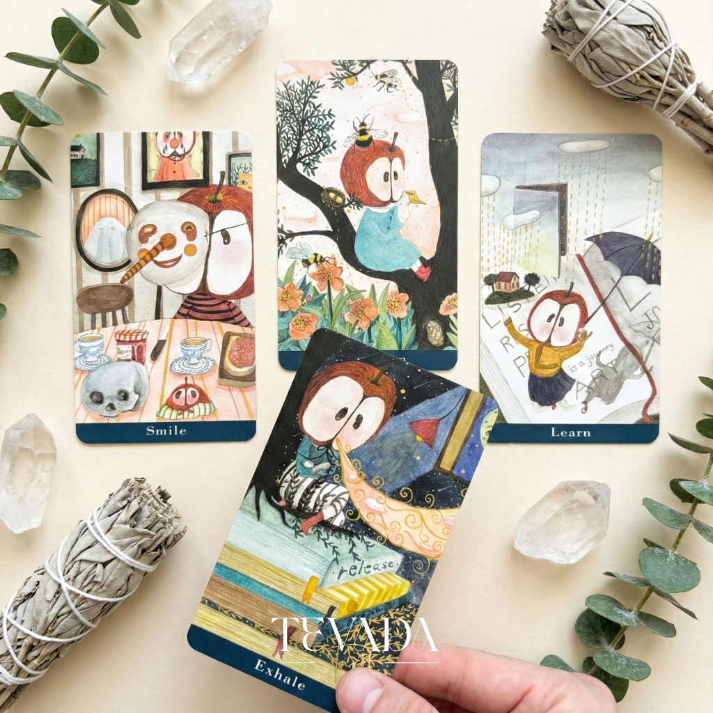 ไพ่ออราเคิล ไพ่ยิปซี ไพ่ทาโรต์ Journey Oracle Deck ผลงานครูชัย ขอบทอง ฮีลใจ ไพ่น่ารัก ภาพสีน้ำ ของแท้ พร้อมส่ง ราคา ถูกที่สุด ดีลบีเคเค แกลเลอรีภาพที่ 9