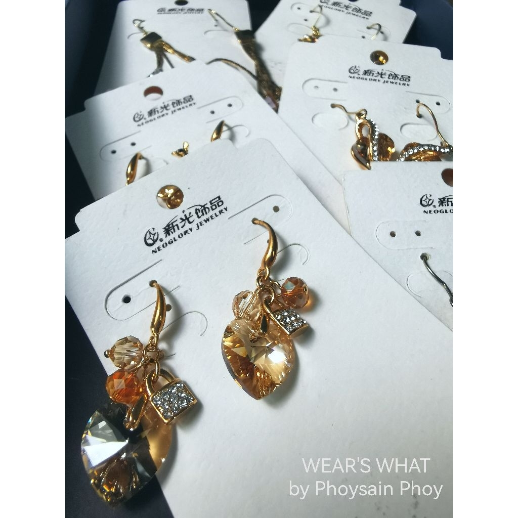 ต่างหูแบรนด์ Neoglory Jewelry พร้อมส่ง