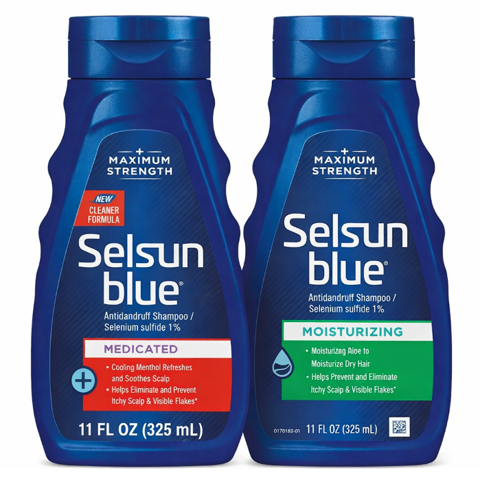 [ของแท้ จากเมกา] SELSUN BLUE ANTIDANDRUFF SHAMPOO SELENIUM SULFIDE 1% (11 fl.oz. / 325 ml.)