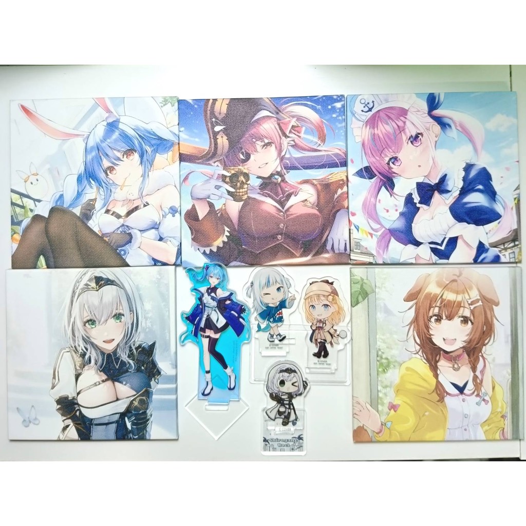 Hololive อะคริลิค canvas board acrylic ของสะสม