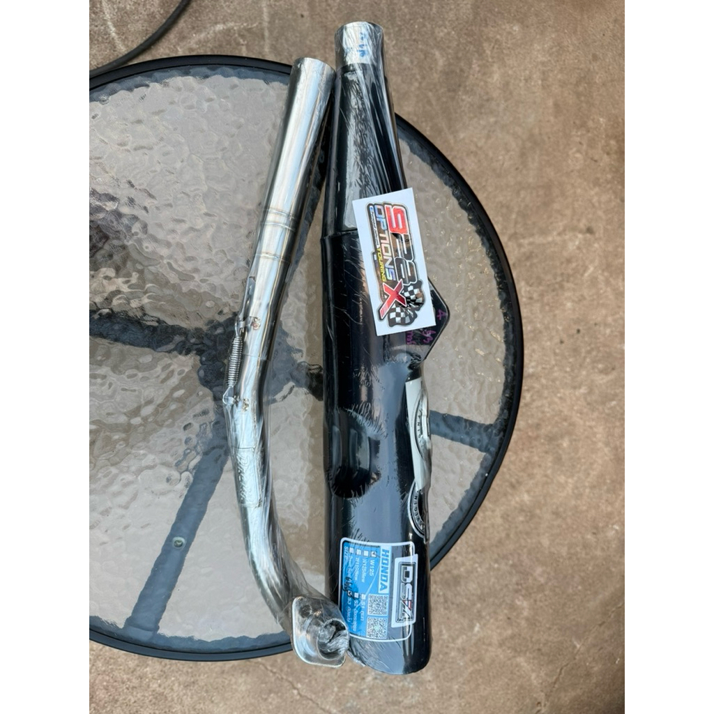 ท่อ Wave125RS ไฟเลี้ยวบังลม ลูก 66/5 4v ดังแป๊ป ของ DS4 แดงสาย4 ไล่คอ 32-38-49