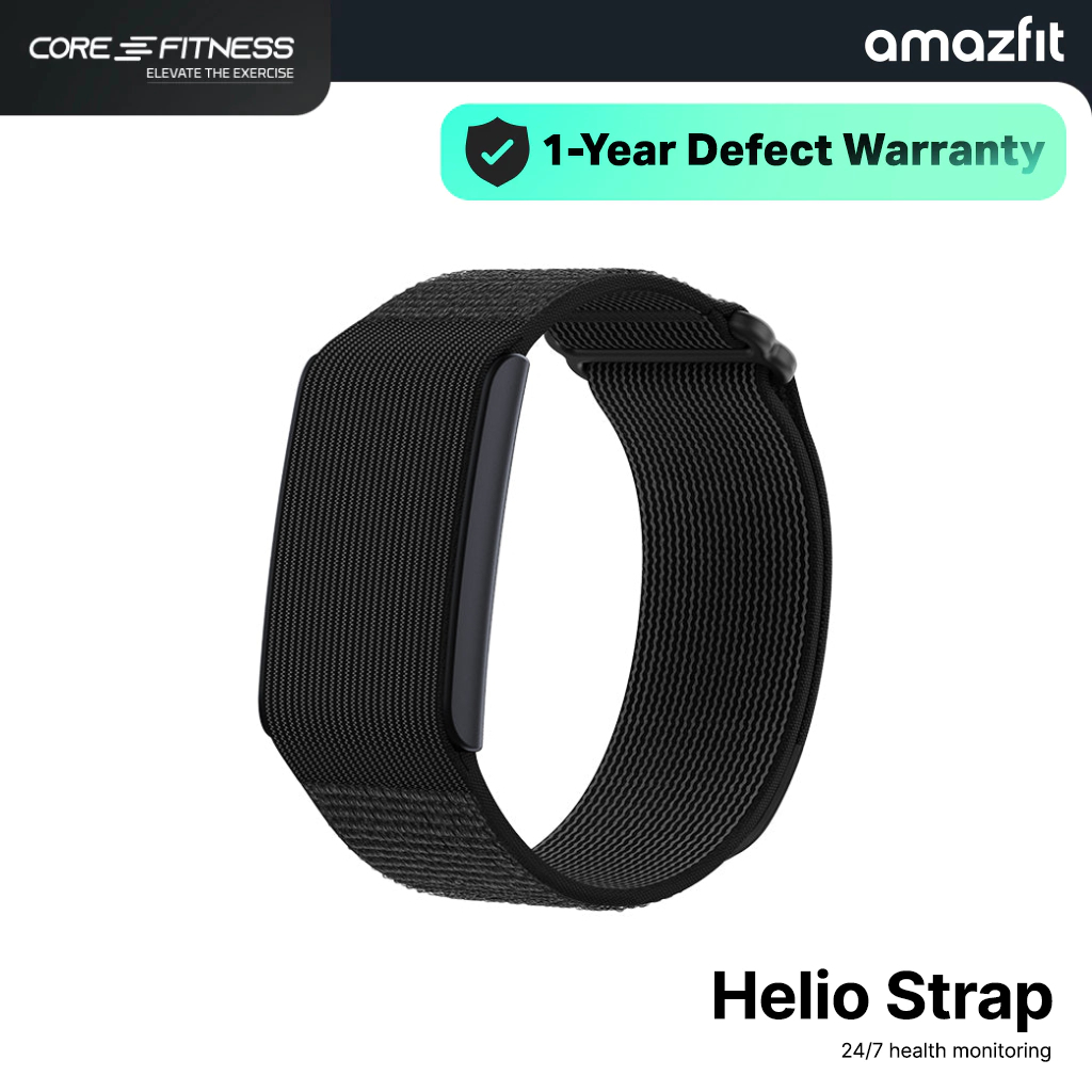 Amazfit Helio Strap สายรัดข้อมืออัจฉริยะ BioCharge รองรับ Zepp App & HYROX