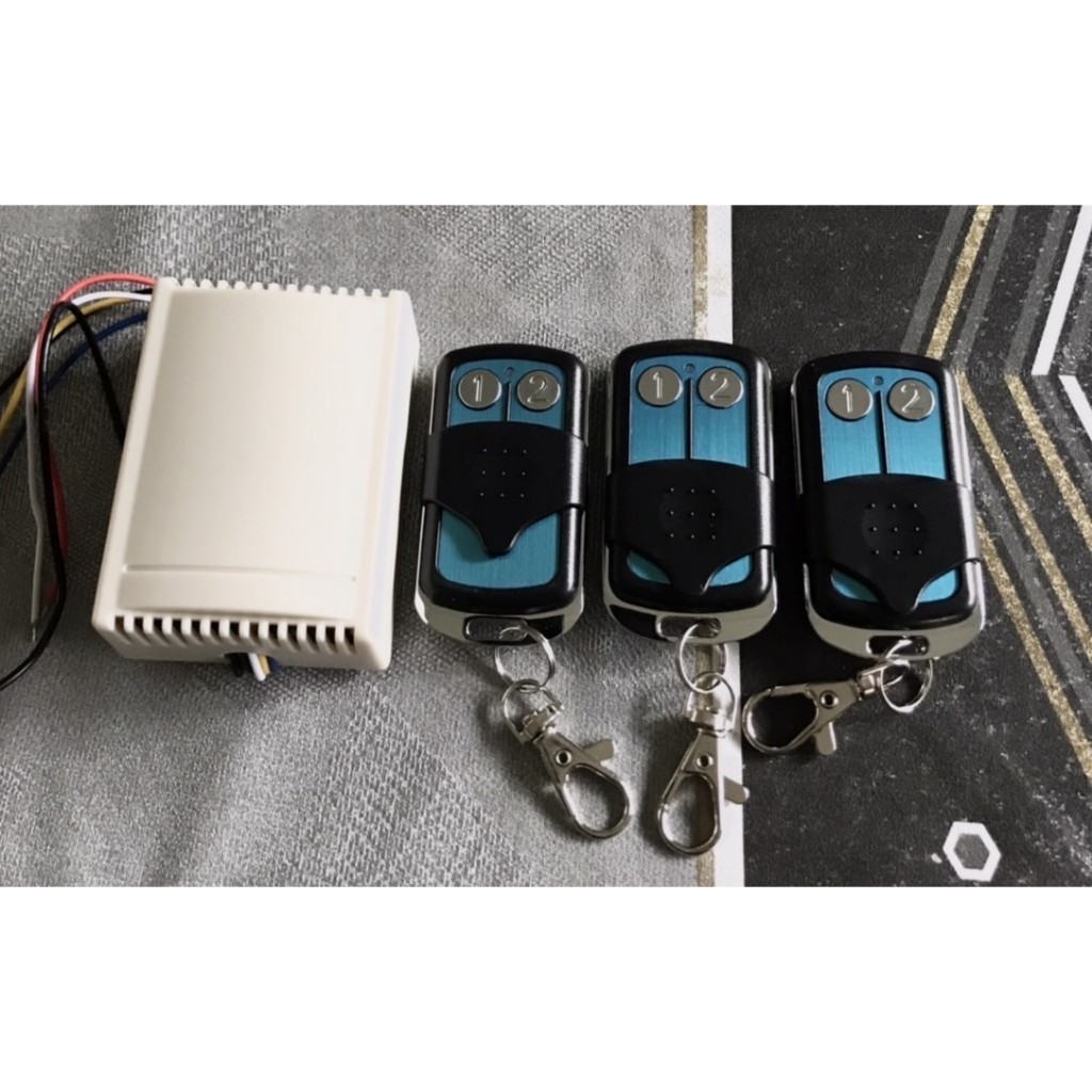 รีโมทเขี่ย 330mhz พร้อมลูกรีโมท 3 ลูก