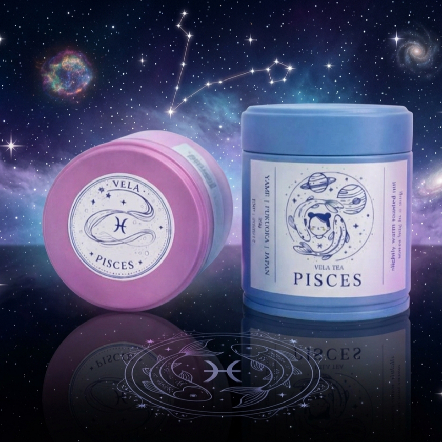 📍ใช้โค้ดส่วนลดได้ | 💗 Vela Tea • ベラティー PISCES ราศีมีน (กระปุกฟ้า)