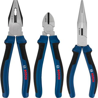 Bosch คีม รุ่น Bosch Range - คีมปากจิ้งจก ปากแหลม ปากเฉียง คีมคอม้า ชุดคีม คีมชุด