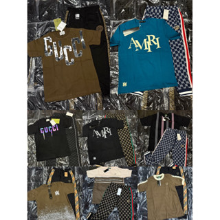 ชุดเช็ทกางเกงขายาวไซส์L-3XLเสื้อแขนสั้นไซส์Fอก44-46ราคาพิเศษ