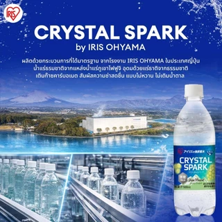 IRIS OHYAMA Sparkling Natural Mineral Water 500ml.ไอริส โอยามะ น้ำแร่ธรรมชาติอัดก๊าซจากภูเขาไฟฟูจิ 500มล. เลม่อน/องุ่น