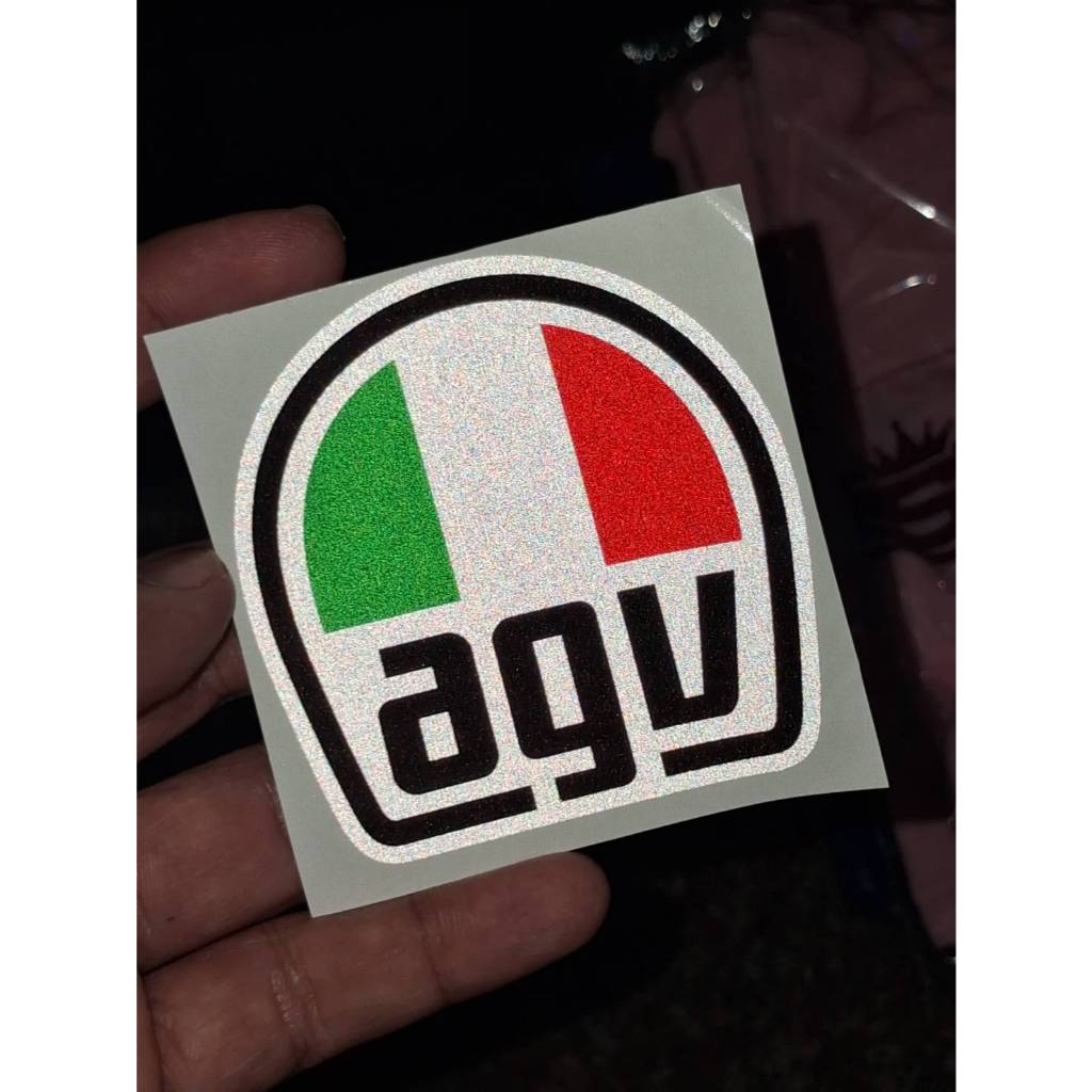 sticker agv 3M สะท้อนแสง ติดตกแต่ง ทนทานเคลือบอบ่างดี