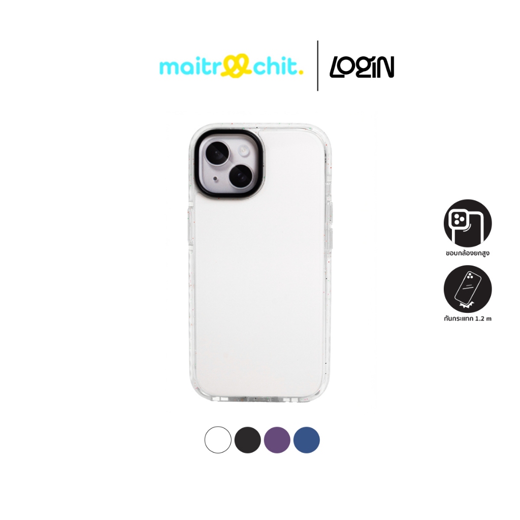 Login รุ่น Colorful powder เคสสำหรับ iPhone 13 /  13 Pro Max