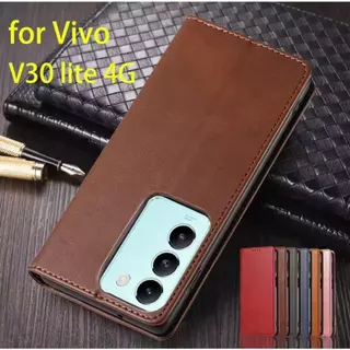 เคสฝาพับ กระเป๋าหนัง สำหรับ Vivo V30 V30Pro V30Lite V30E เคสกันกระแทก เปิดปิด ใส่บัตร