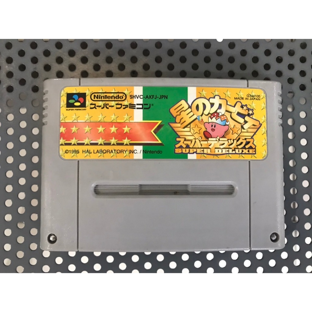 ตลับแท้ (SFC)Hoshi no Kirby Super Deluxe (Japan) (SHVC-AKFJ)Super Famicom สินค้ามือสองนำเข้าจากญี่ปุ