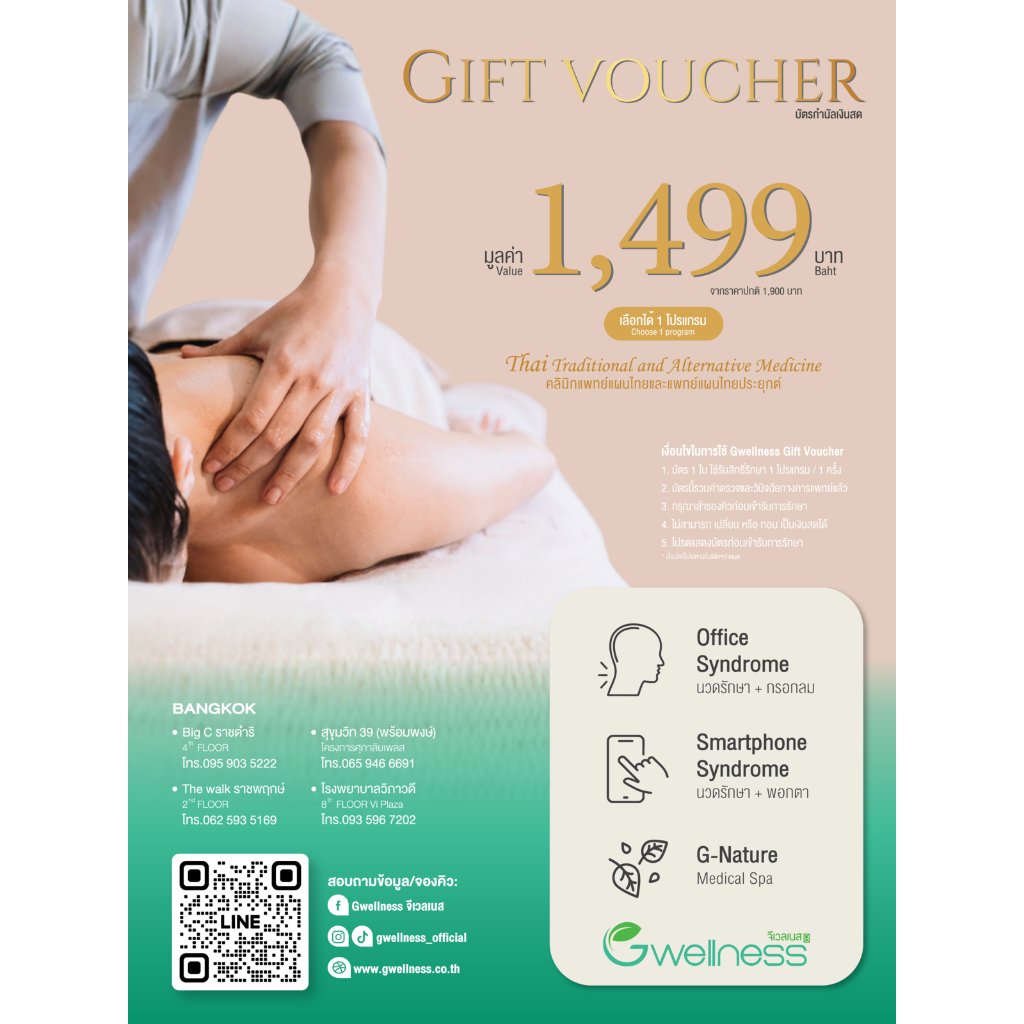คูปองหัตถการรักษา 1,499บาท
