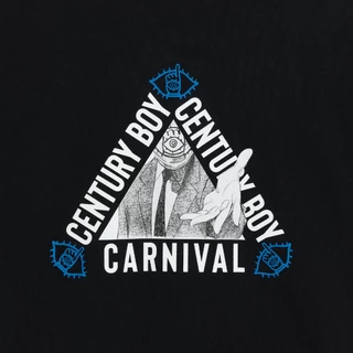CARNIVAL CNVX20C26T12BK 20th CENTURY BOYS THE TRINITY T-SHIRT OVS BLACK
