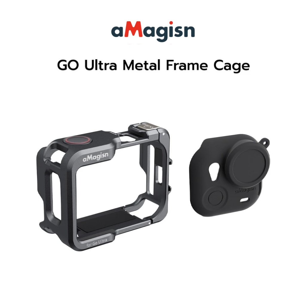 aMagisn GO Ultra Metal Frame Cage สำหรับ Insta360 Go Ultra