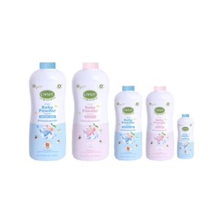 แป้ง Enfant สูตรใหม่ ENFANT BABY POWDER ORGANIC NATURAL CAREสีฟ้า160กรัม