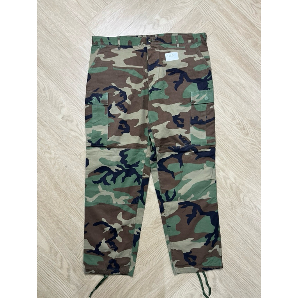 เอว 43  ยาว43  กางเกงทหารอเมริกาแท้ ลายพราง งานกอฃทัพ USA ลายมัลติแคม ACU วูดแลนด์ ผ้าหนา ทนทาน #H85