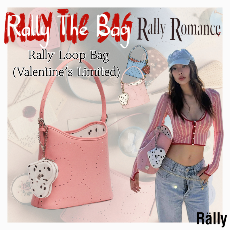 พร้อมจัดส่ง💫ของแท้ Rally Loop Bag (Valentine‘s Limited) Lover กระเป๋า Rally The Bag Official Rally M