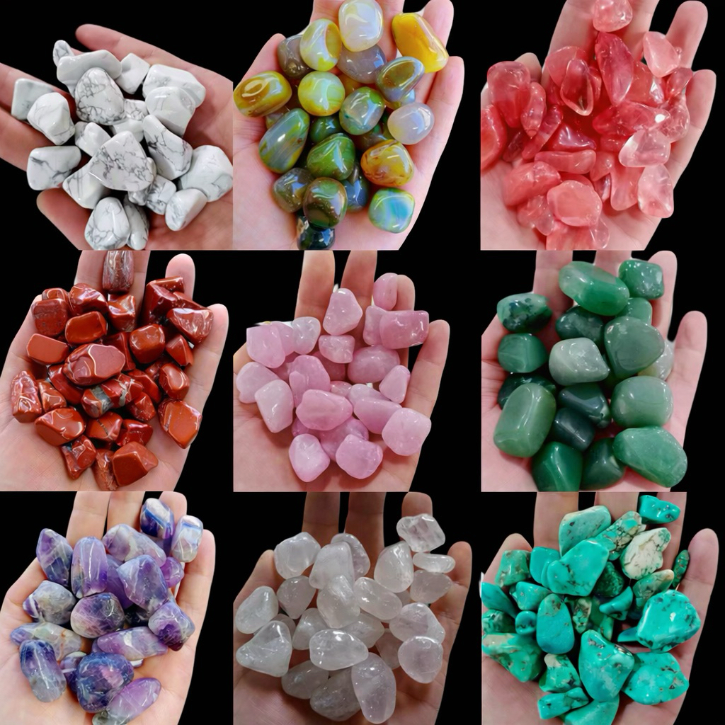 เป็นธรรมชาติ หินคริสตัล 50g CRYSTAL STONE สำหรับตกแต่งสวนและบ้าน